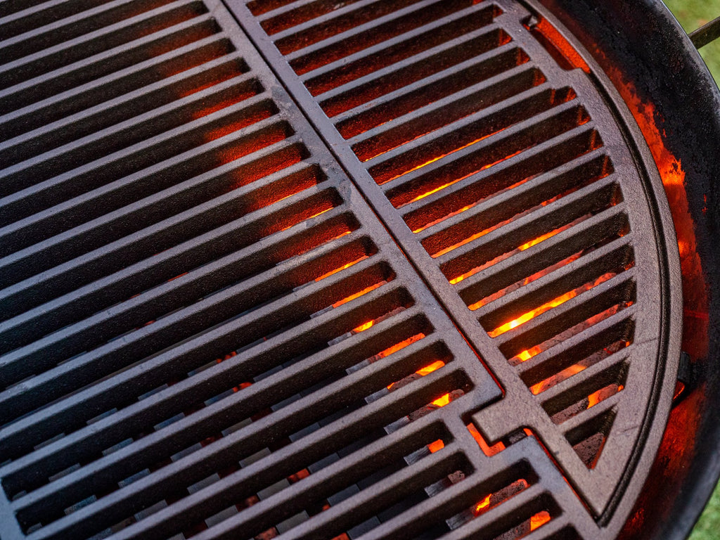Cast iron cooking grate not included